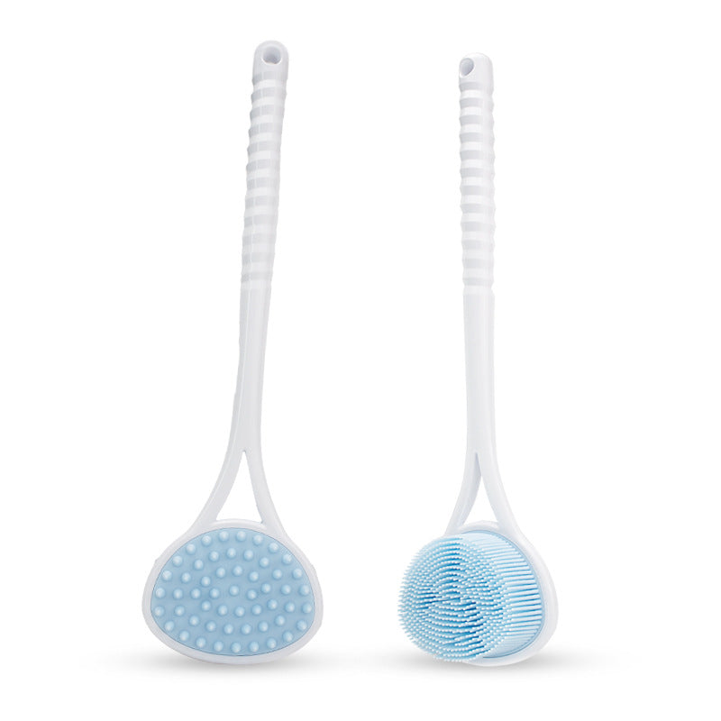 Long-Handle Silicone Bath Shower Brush | Tidvaro