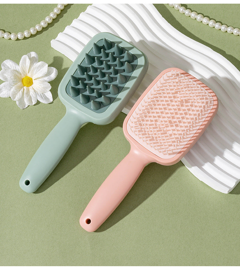 Double-Sided Scalp Massage & Detangling Brush | Tidvaro