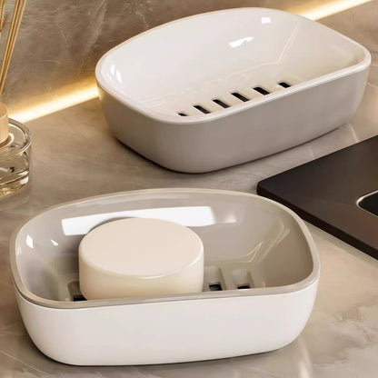 Double-Layer Draining Soap Box | Tidvaro
