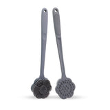 Long-Handle Floral Bath Shower Brush | Tidvaro