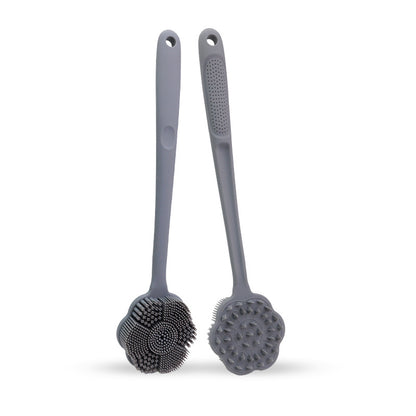 Long-Handle Floral Bath Shower Brush | Tidvaro