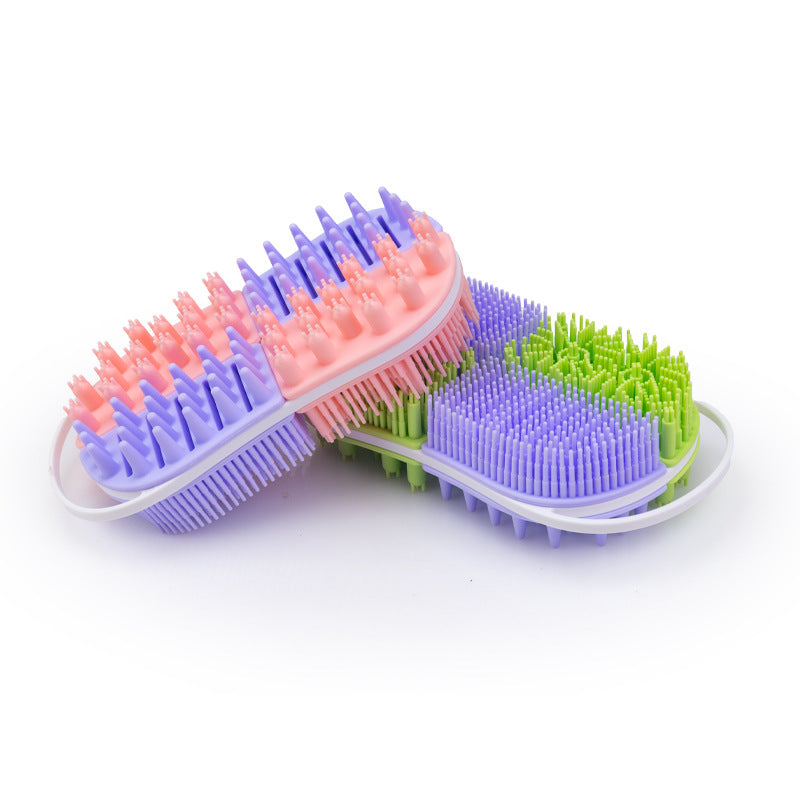 Dual-Sided Long-Handle Back Bath Brush | Tidvaro