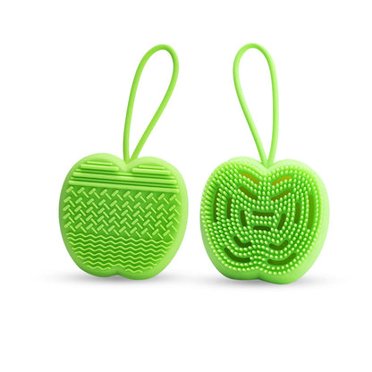 Apple-Shaped Silicone Handheld Bath Brush | Tidvaro