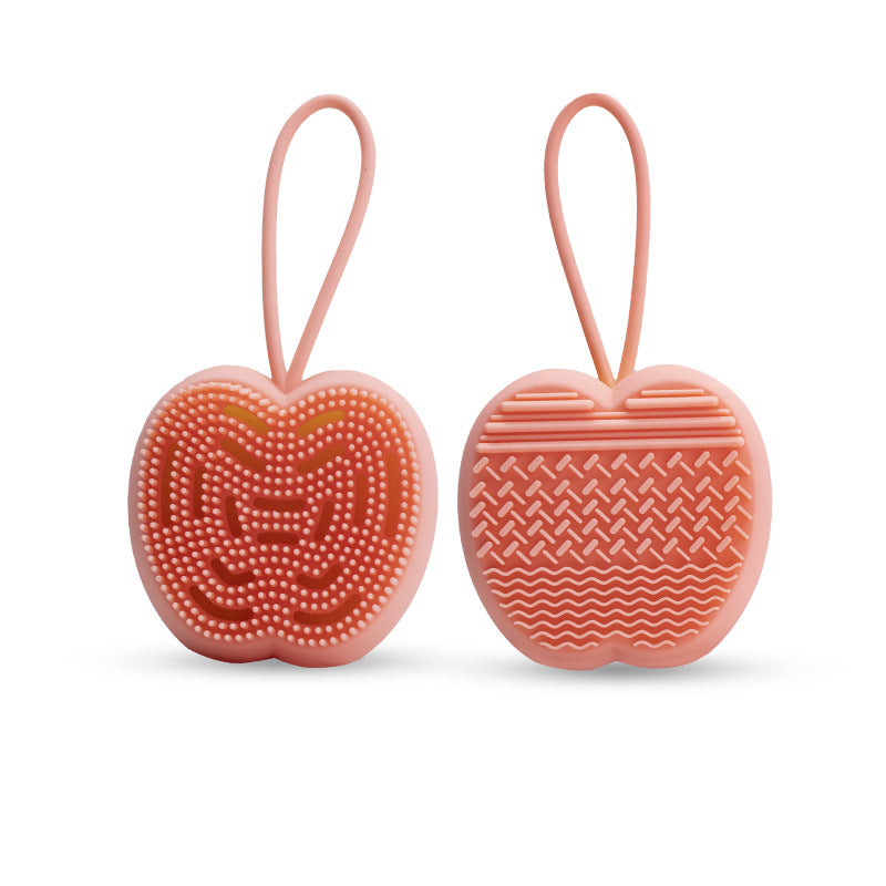 Apple-Shaped Silicone Handheld Bath Brush | Tidvaro