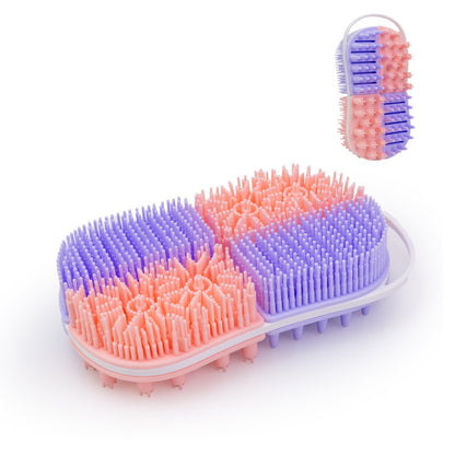 Dual-Sided Long-Handle Back Bath Brush | Tidvaro