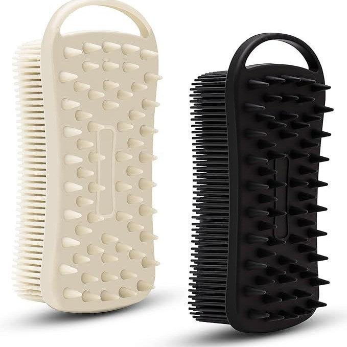 Dual-Sided Baby Silicone Bath Brush | Tidvaro