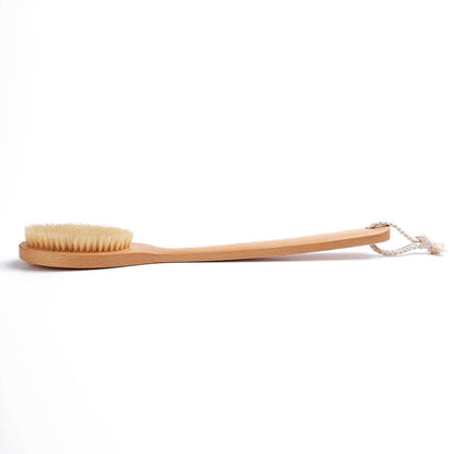 Long-Handle Bristle Back Bath Brush | Tidvaro
