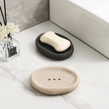 Resin Stone-Style Draining Soap Dish | Tidvaro