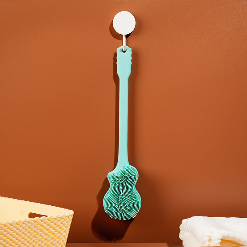 Double-Sided Guitar-Shaped Silicone Bath Brush | Tidvaro