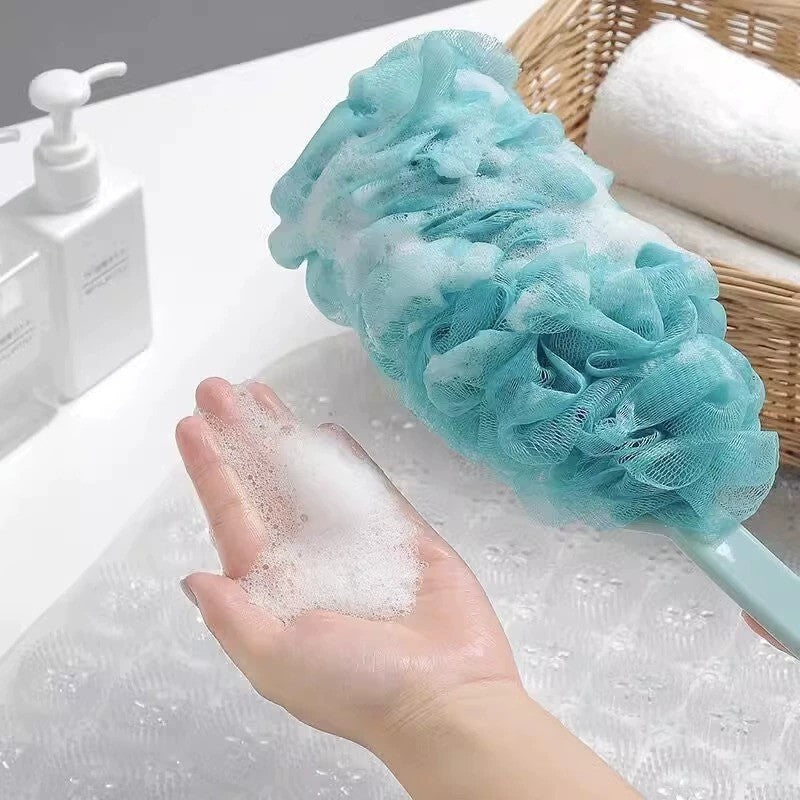 Long-Handle Bath Brush with Soft Ball Head | Tidvaro