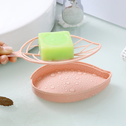 Double-Layer Leaf-Shaped Soap Dish | Tidvaro